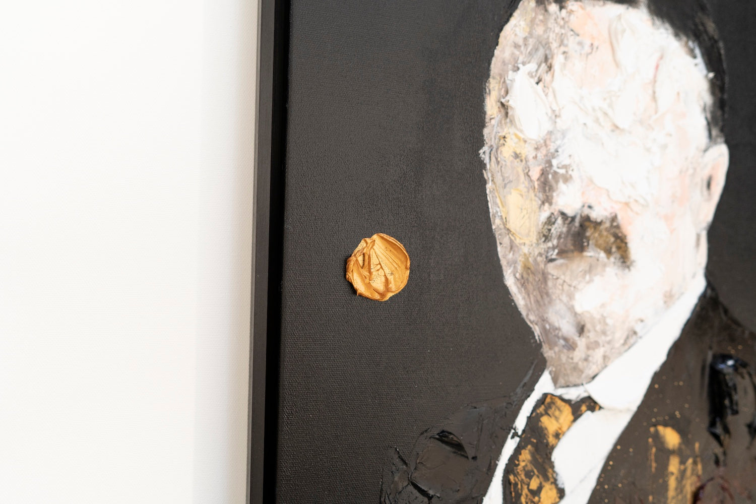 UNTITLED Portrait work (Theodore Roosevelt) contemporary painting