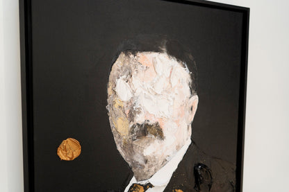 UNTITLED Portrait work (Theodore Roosevelt) contemporary painting