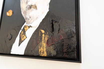 UNTITLED Portrait work (Theodore Roosevelt) contemporary painting