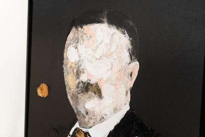 UNTITLED Portrait work (Theodore Roosevelt) contemporary painting