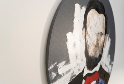 UNTITLED Portrait work (Abraham Lincoln) contemporary painting