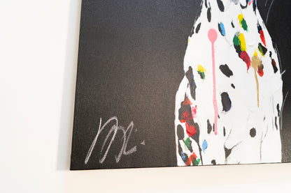 Title of artwork "Dalmatian" contemporary painting