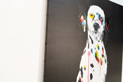 Title of artwork "Dalmatian" contemporary painting