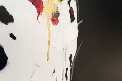Title of artwork "Dalmatian" contemporary painting
