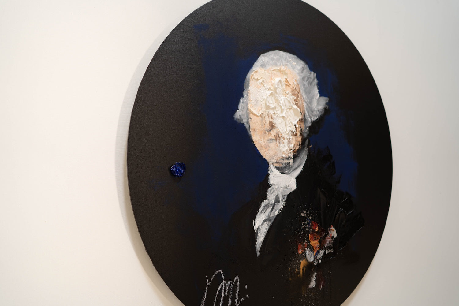 UNTITLED Portrait work (George Washington) contemporary painting