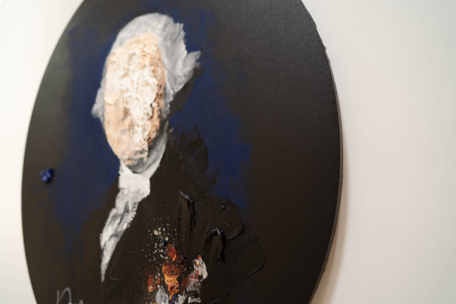 UNTITLED Portrait work (George Washington) contemporary painting