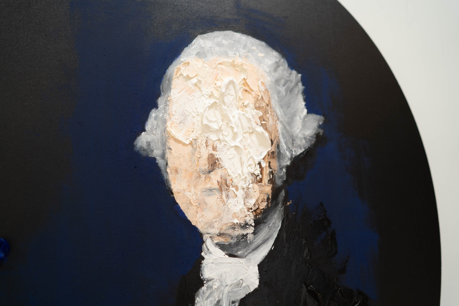 UNTITLED Portrait work (George Washington) contemporary painting