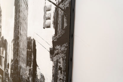 Title of artwork "New York, city scape composition #16" contemporary painting