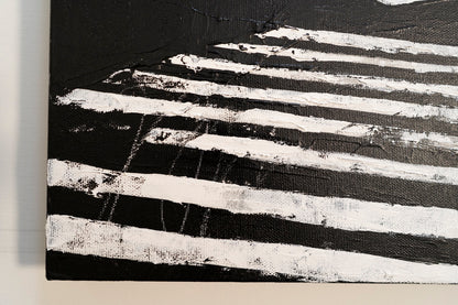 Title of artwork "New York, city scape composition #16" contemporary painting