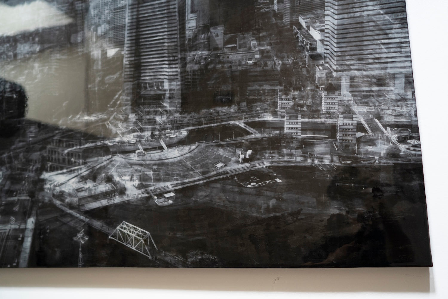 Title of artwork "Yokohama" contemporary painting