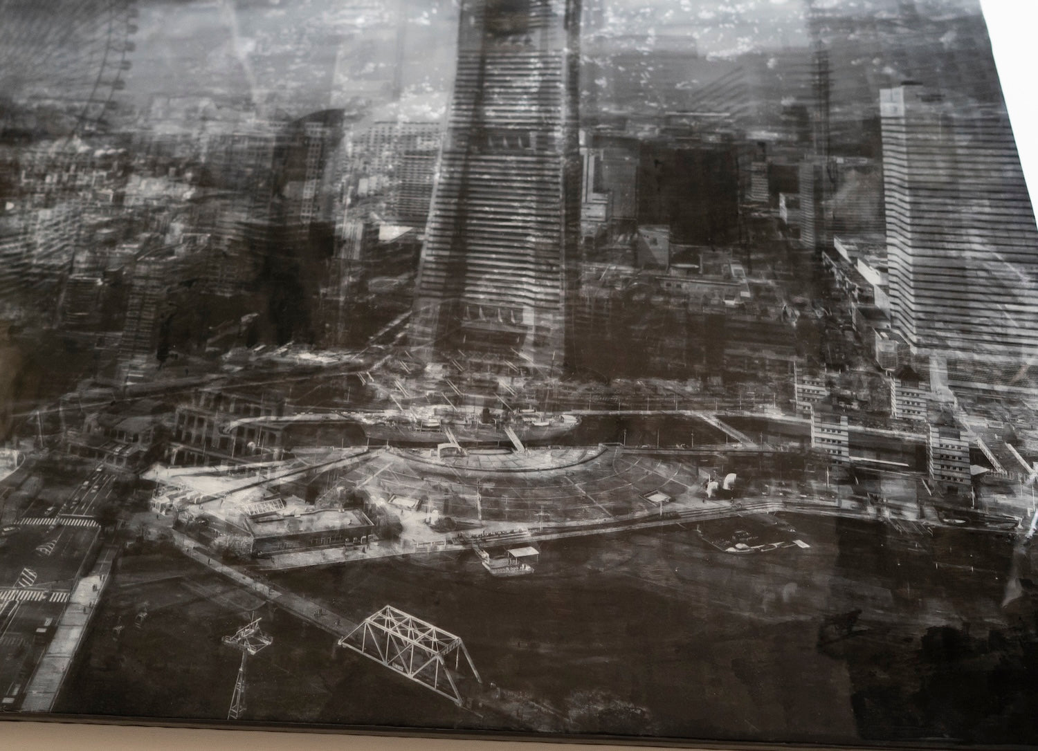 Title of artwork "Yokohama" contemporary painting