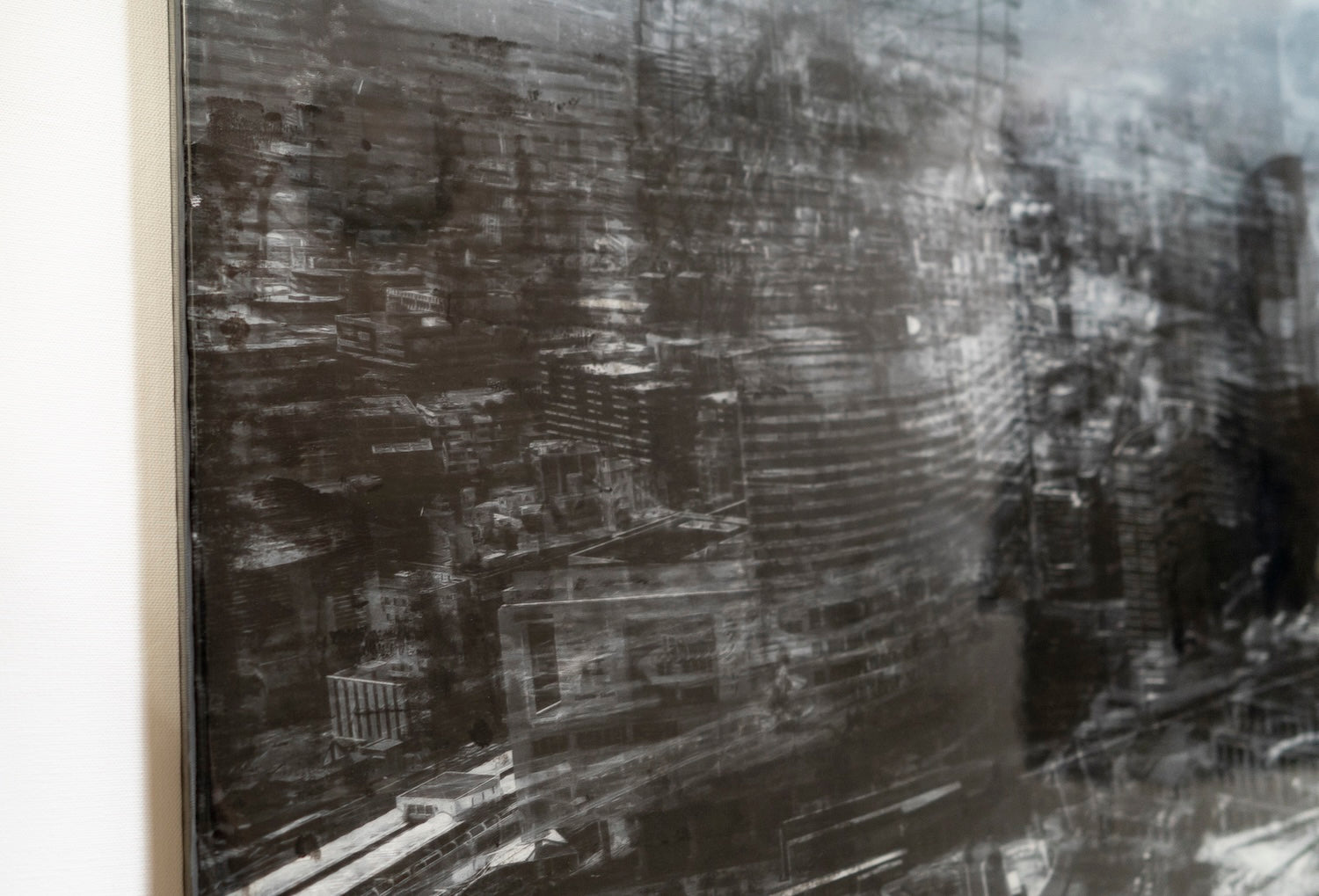 Title of artwork "Yokohama" contemporary painting