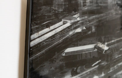 Title of artwork "Yokohama" contemporary painting