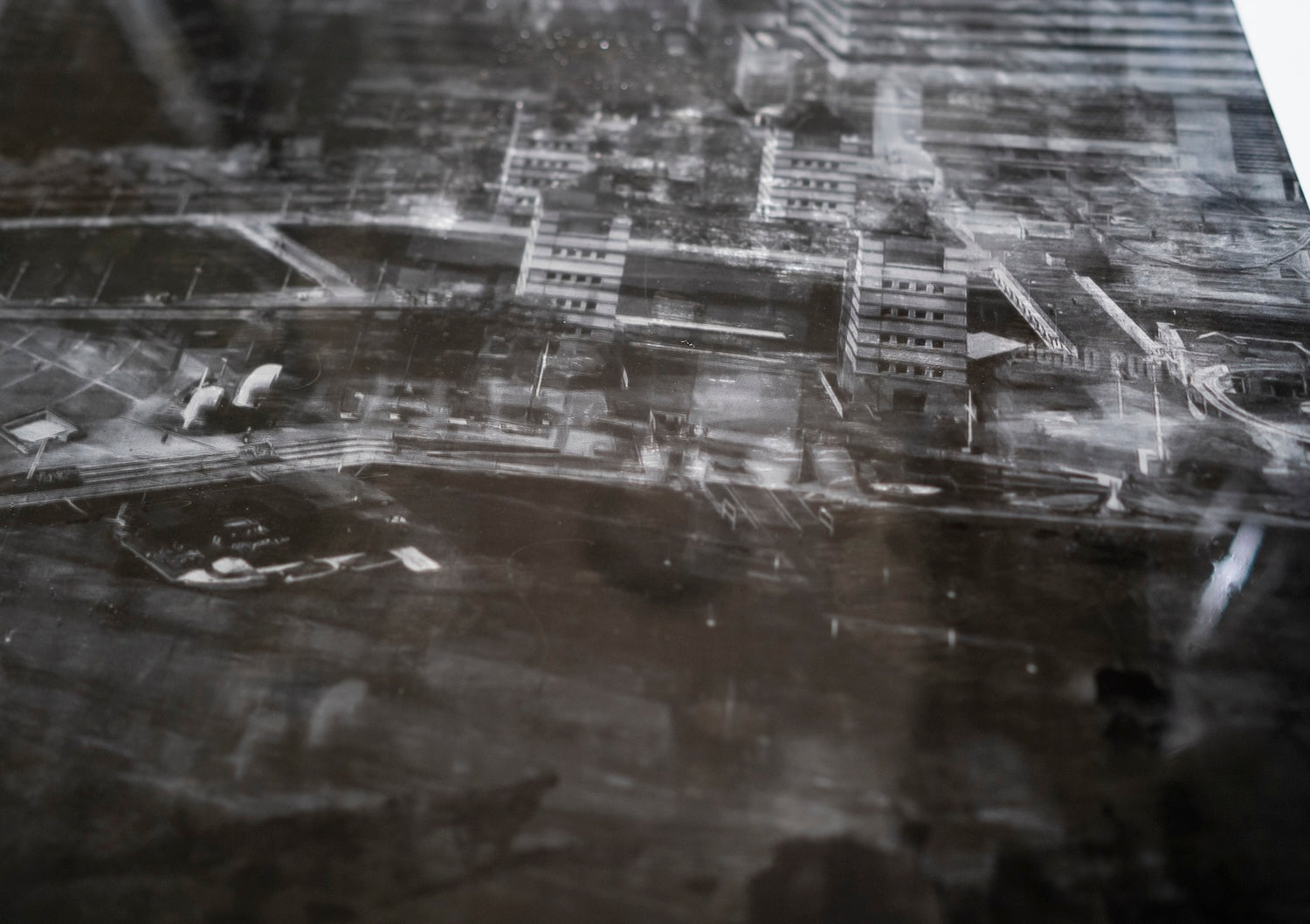 Title of artwork "Yokohama" contemporary painting