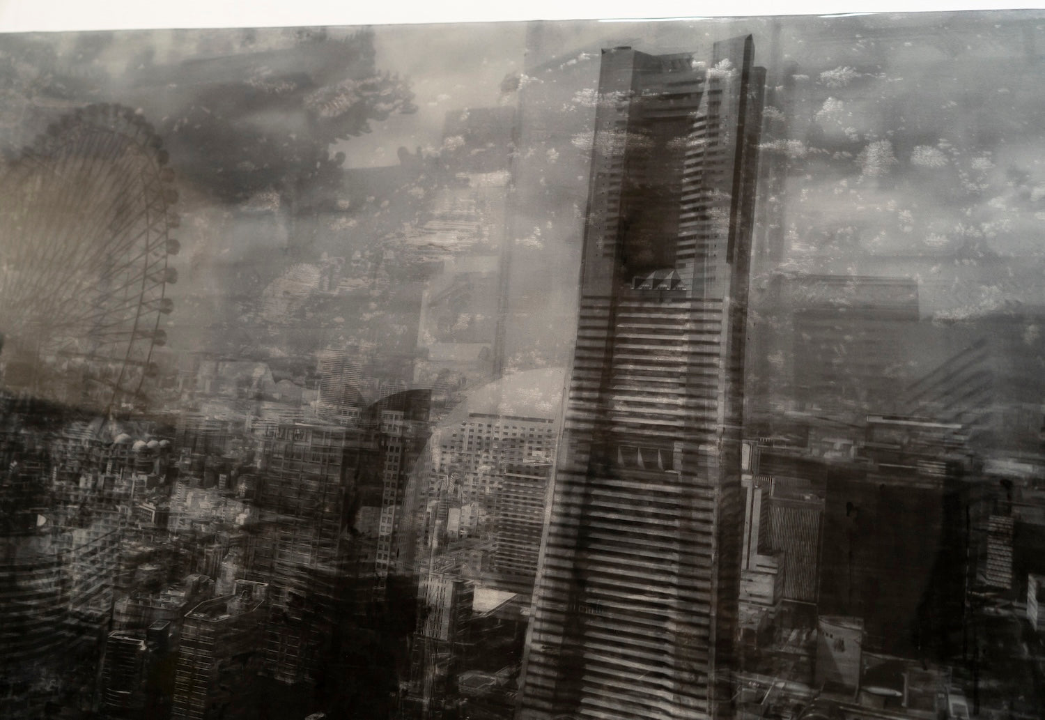 Title of artwork "Yokohama" contemporary painting