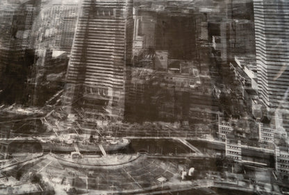 Title of artwork "Yokohama" contemporary painting