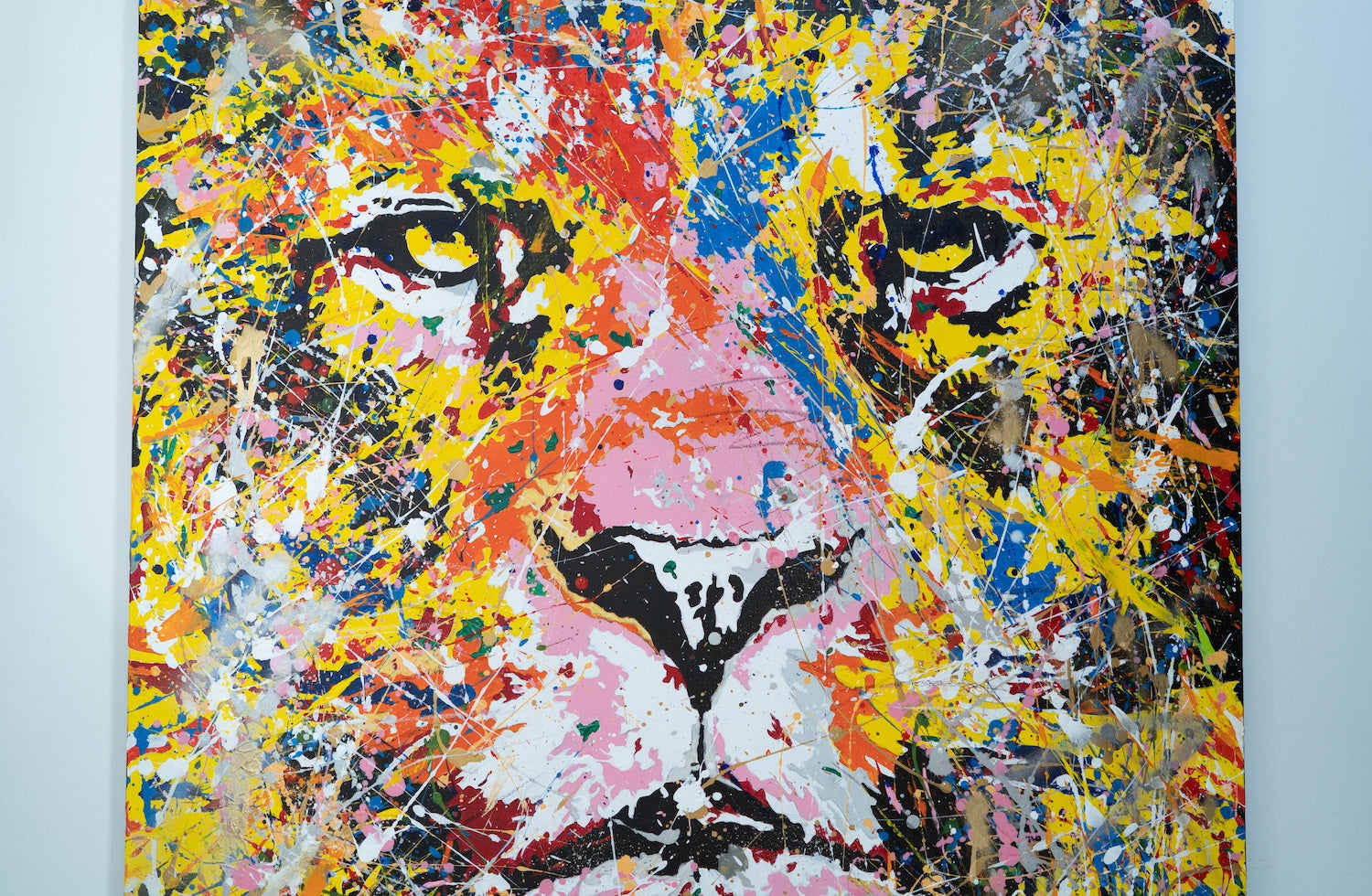 "LION (multi color edition)" painting