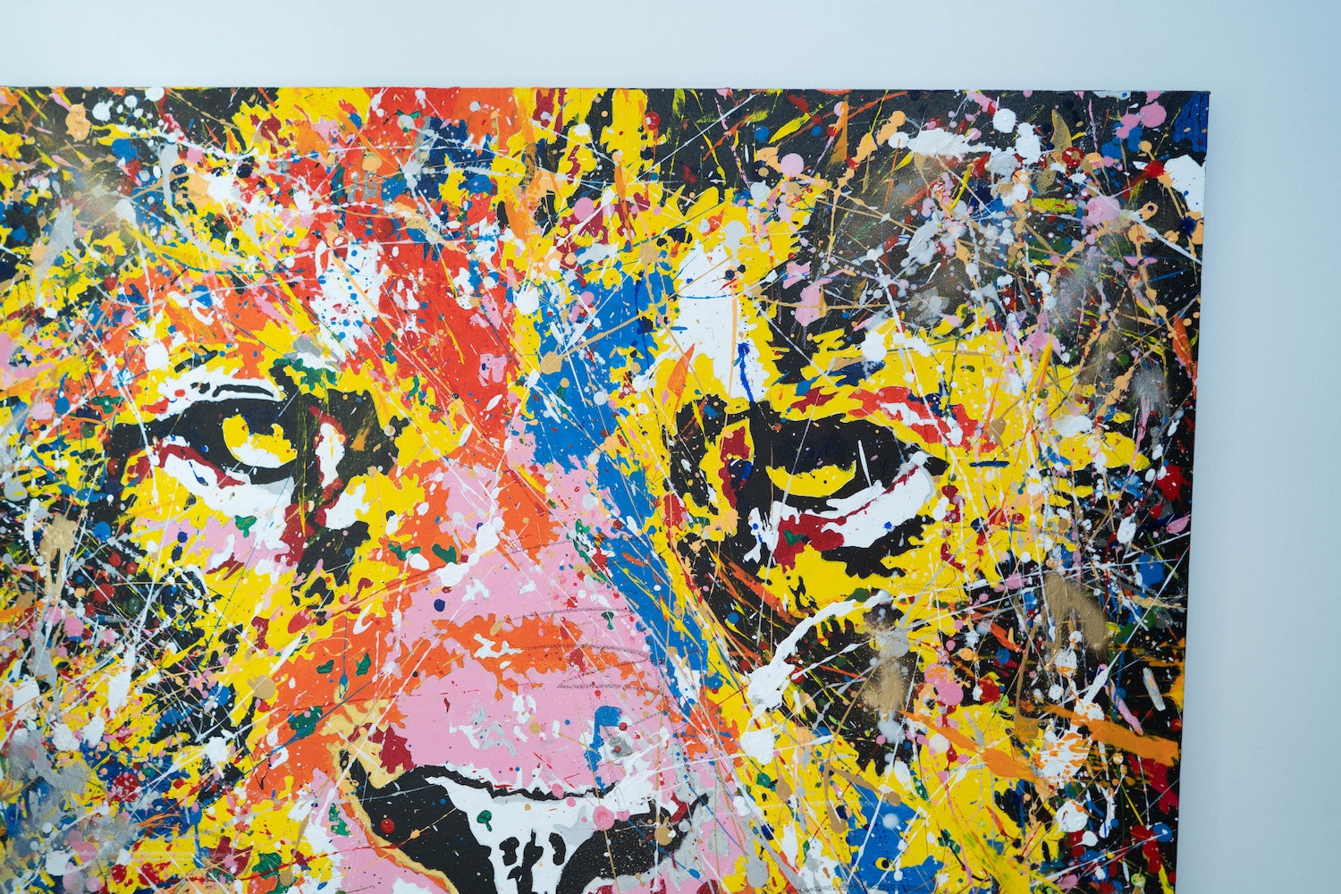 "LION (multi color edition)" painting