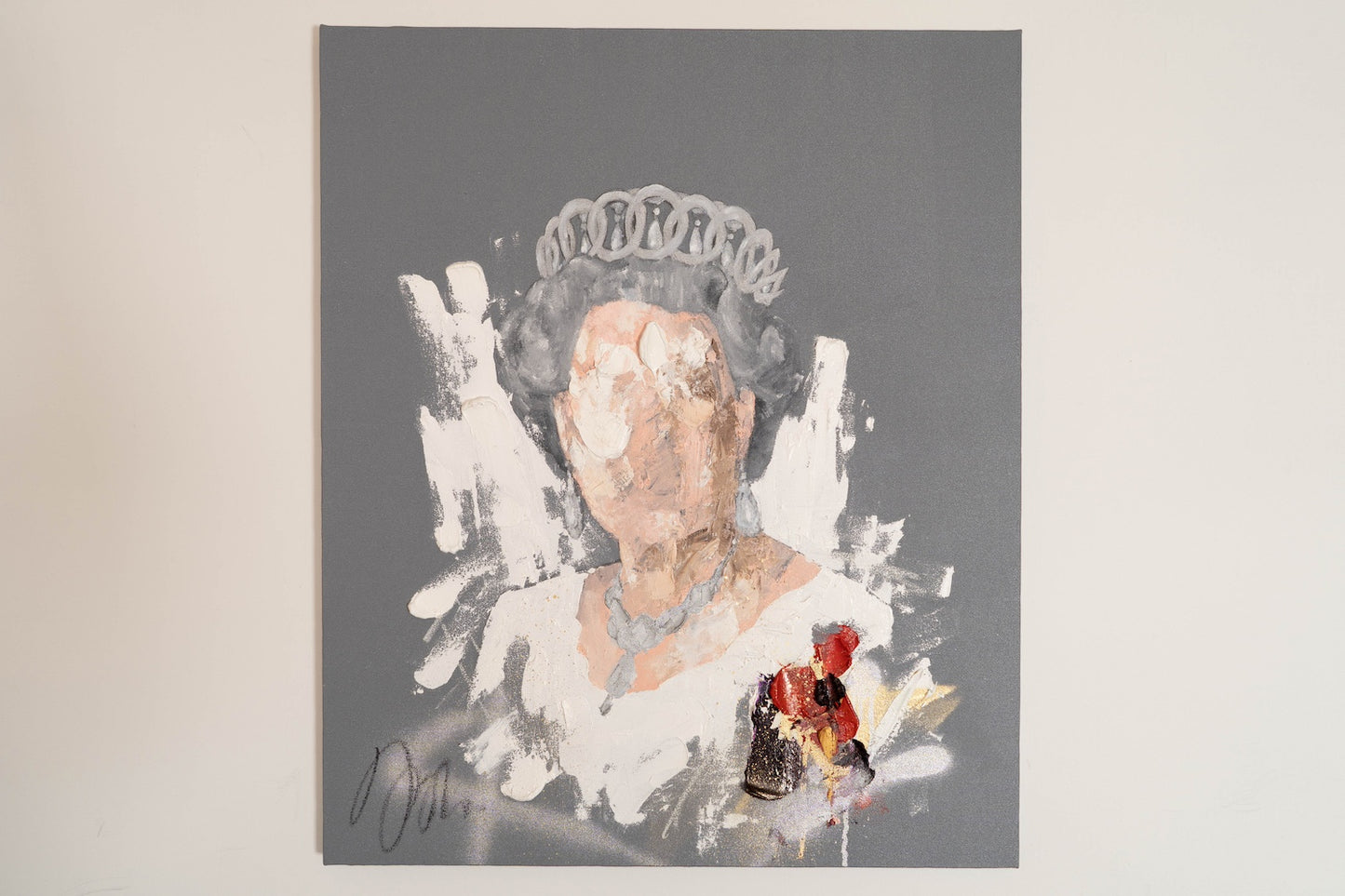 UNTITLED Portrait work (Elizabeth II) painting