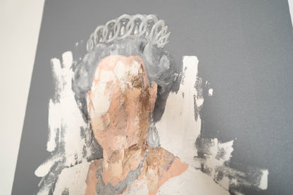 UNTITLED Portrait work (Elizabeth II) painting