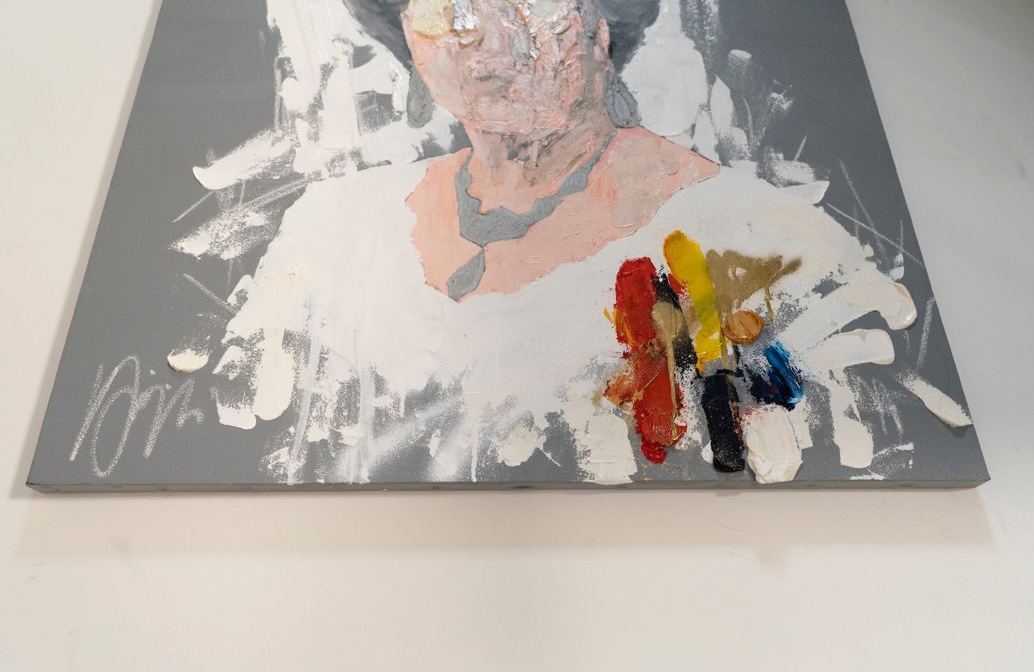UNTITLED Portrait work (Elizabeth II) contemporary painting art