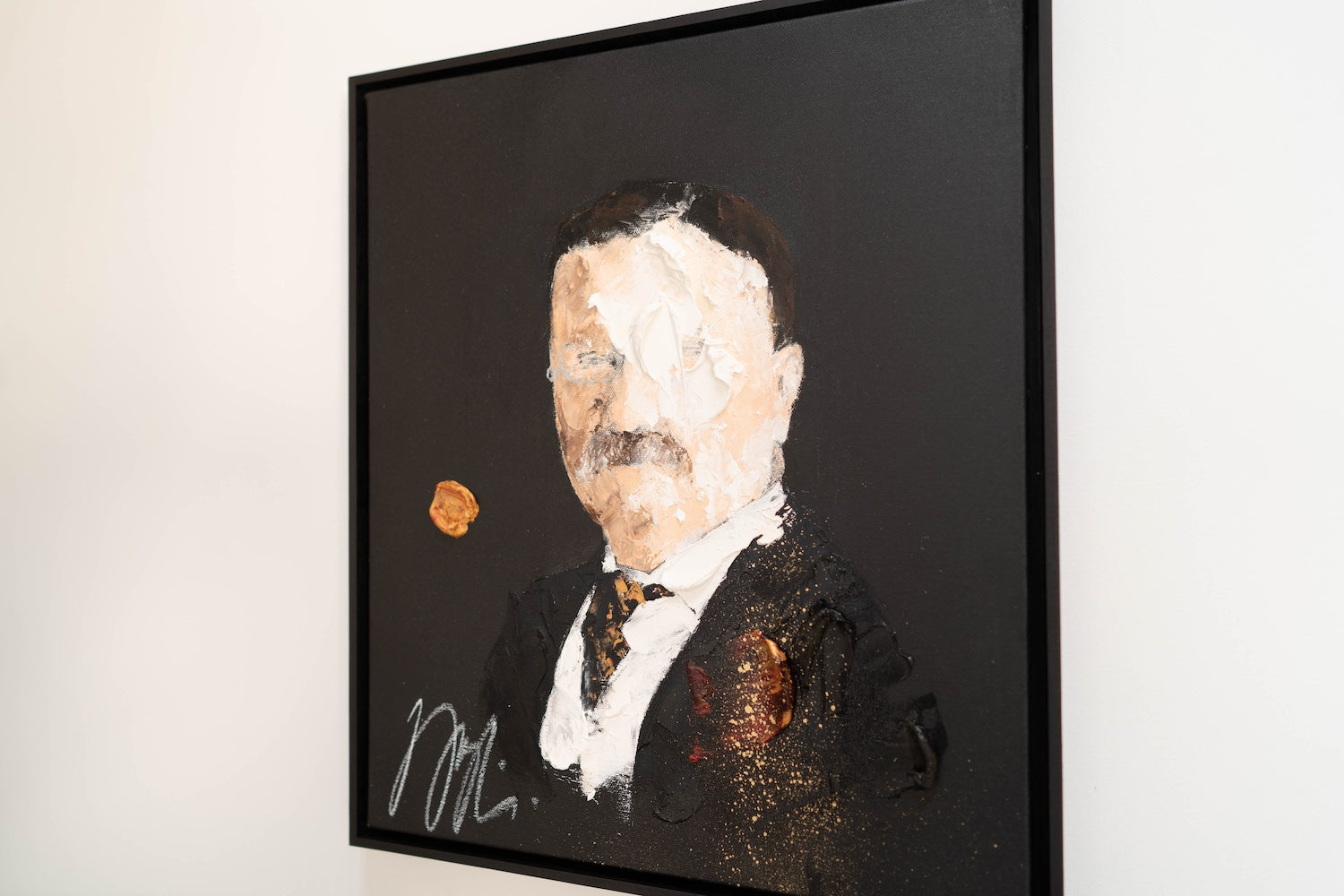 UNTITLED Portrait work (Theodore Roosevelt) contemporary painting