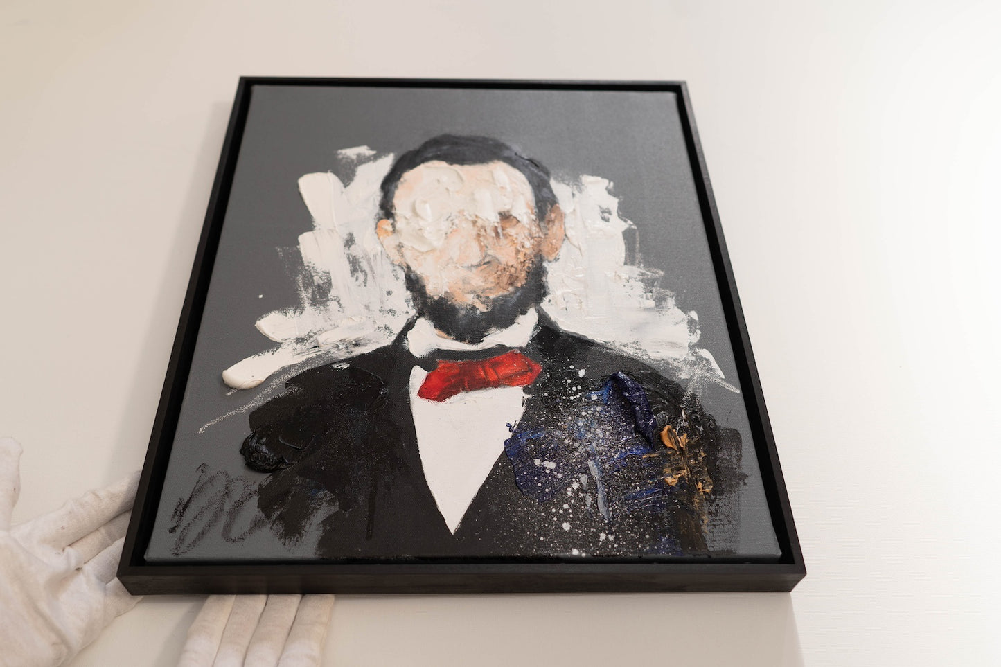 UNTITLED Portrait work (Abraham Lincoln) contemporary painting