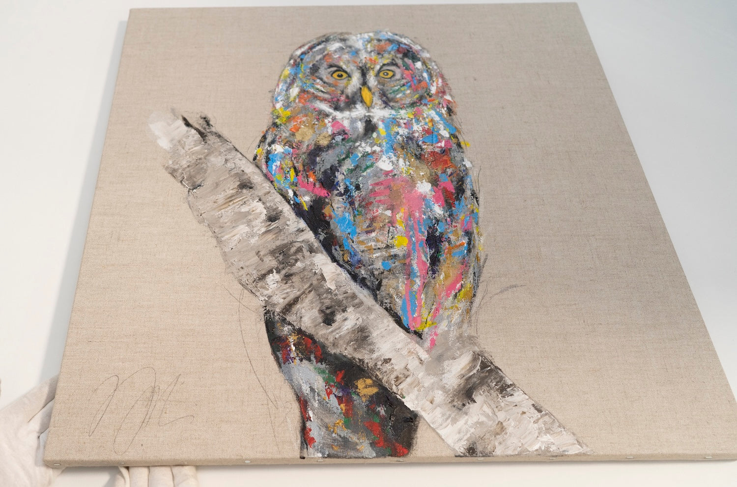 owl contemporary painting art