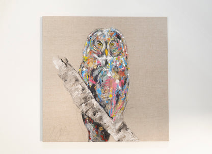 owl contemporary painting art