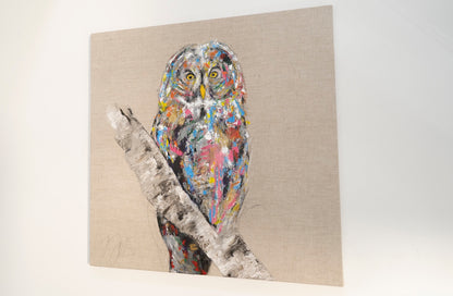 owl contemporary painting art