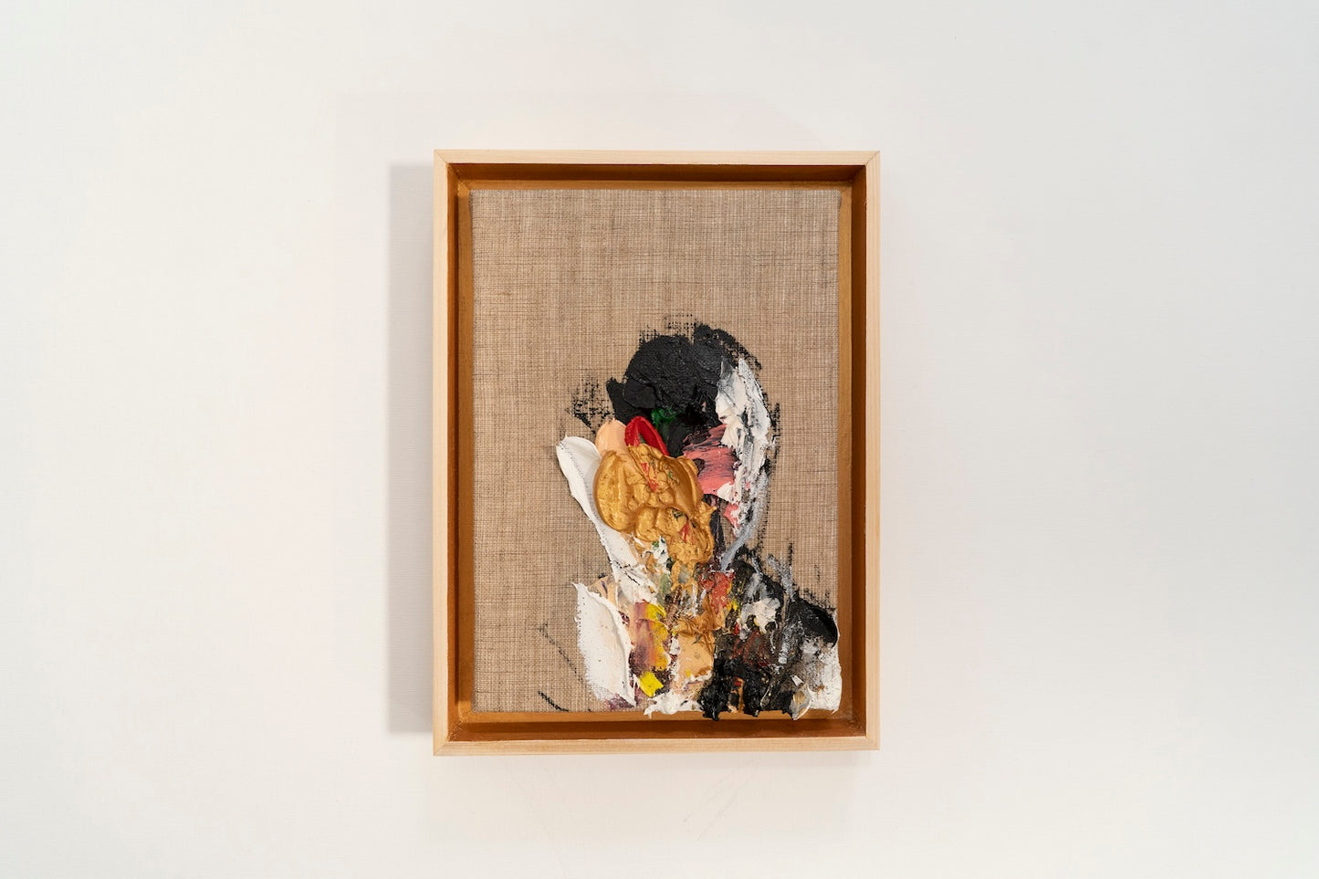 Gold Portrait work contemporary painting