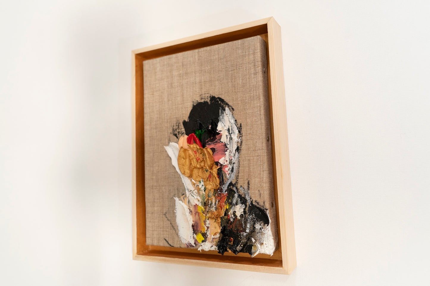 Gold Portrait work contemporary painting