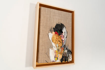 Gold Portrait work contemporary painting