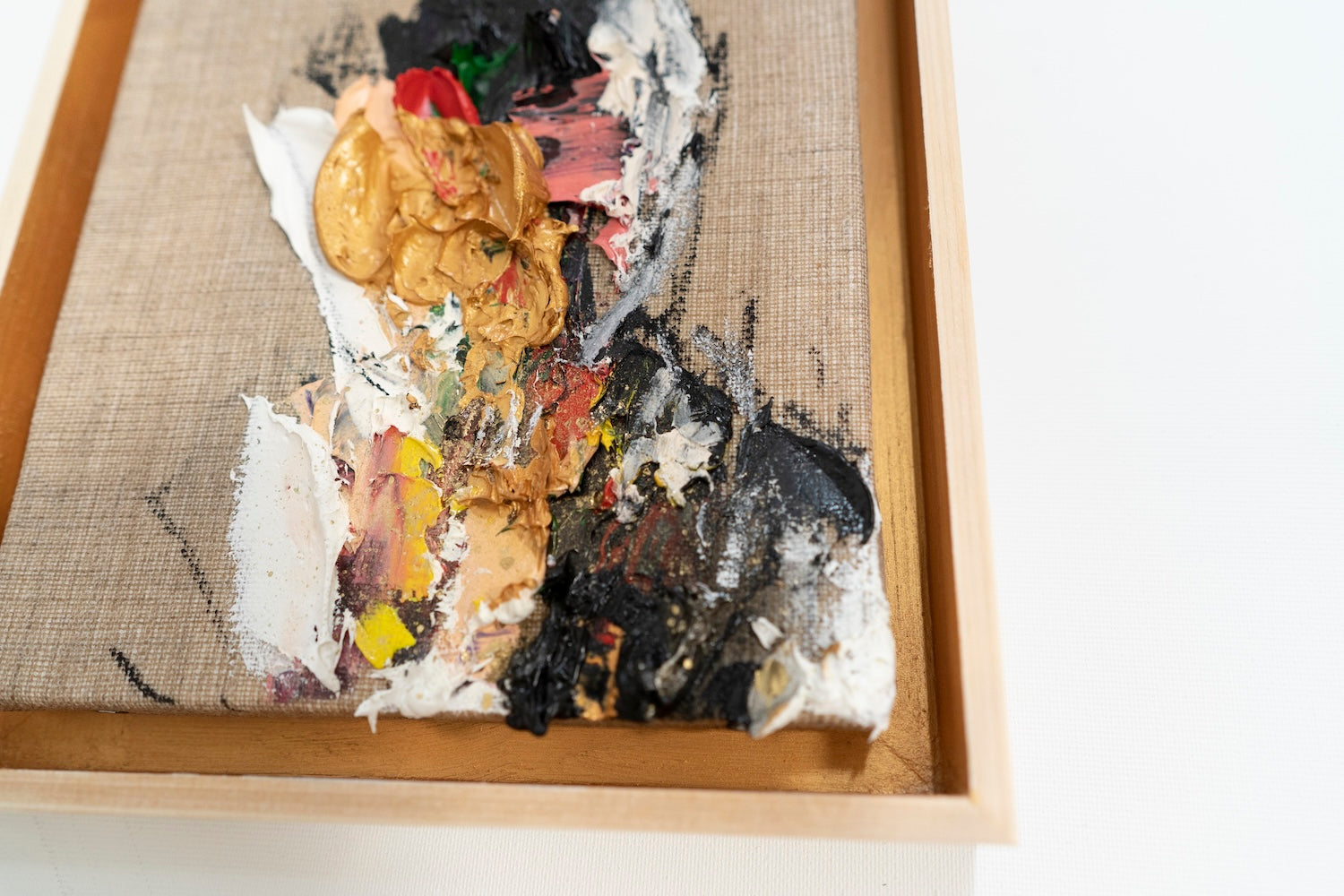 Gold Portrait work contemporary painting