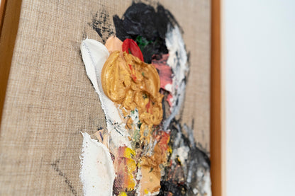 Gold Portrait work contemporary painting