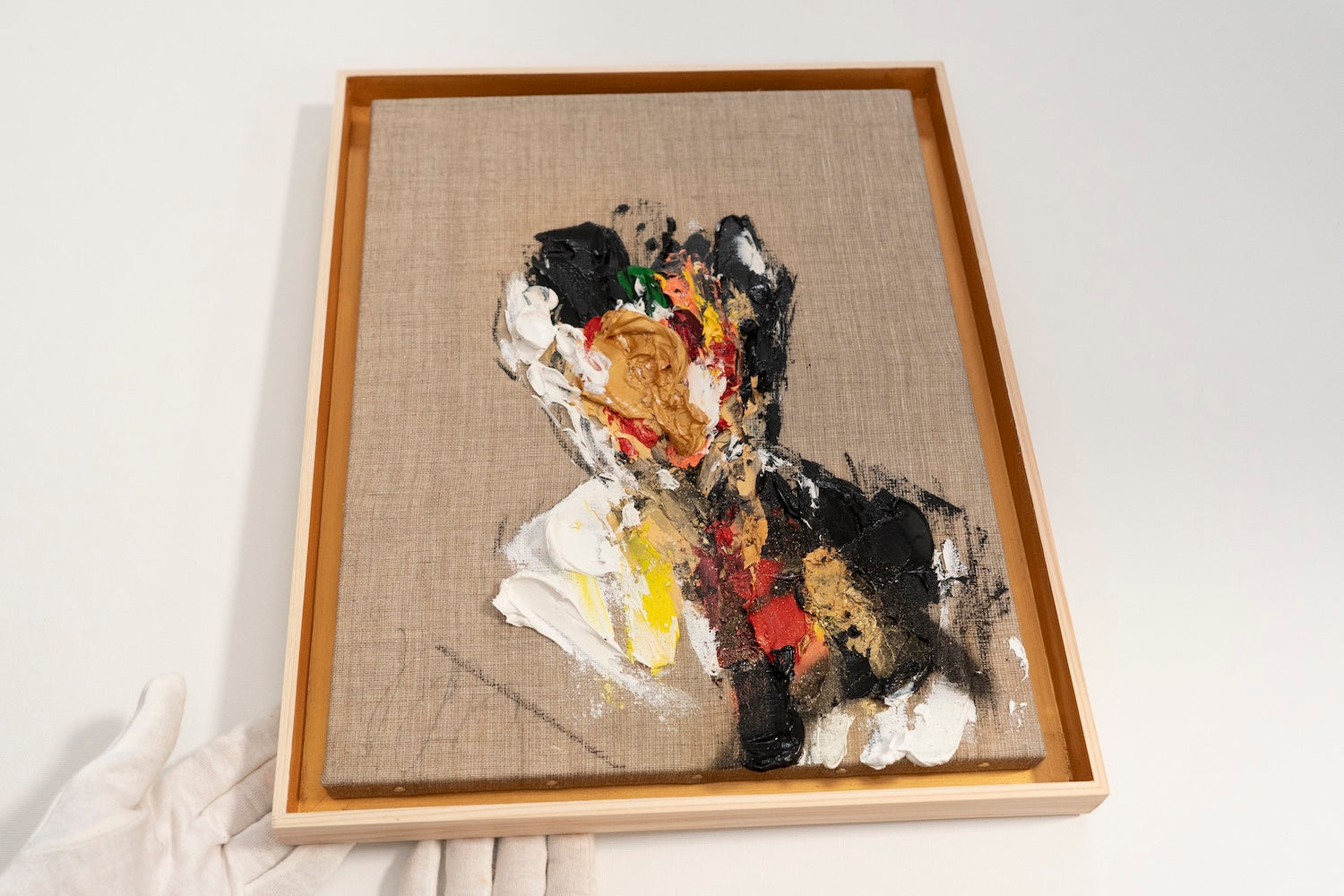 Gold Portrait work contemporary painting