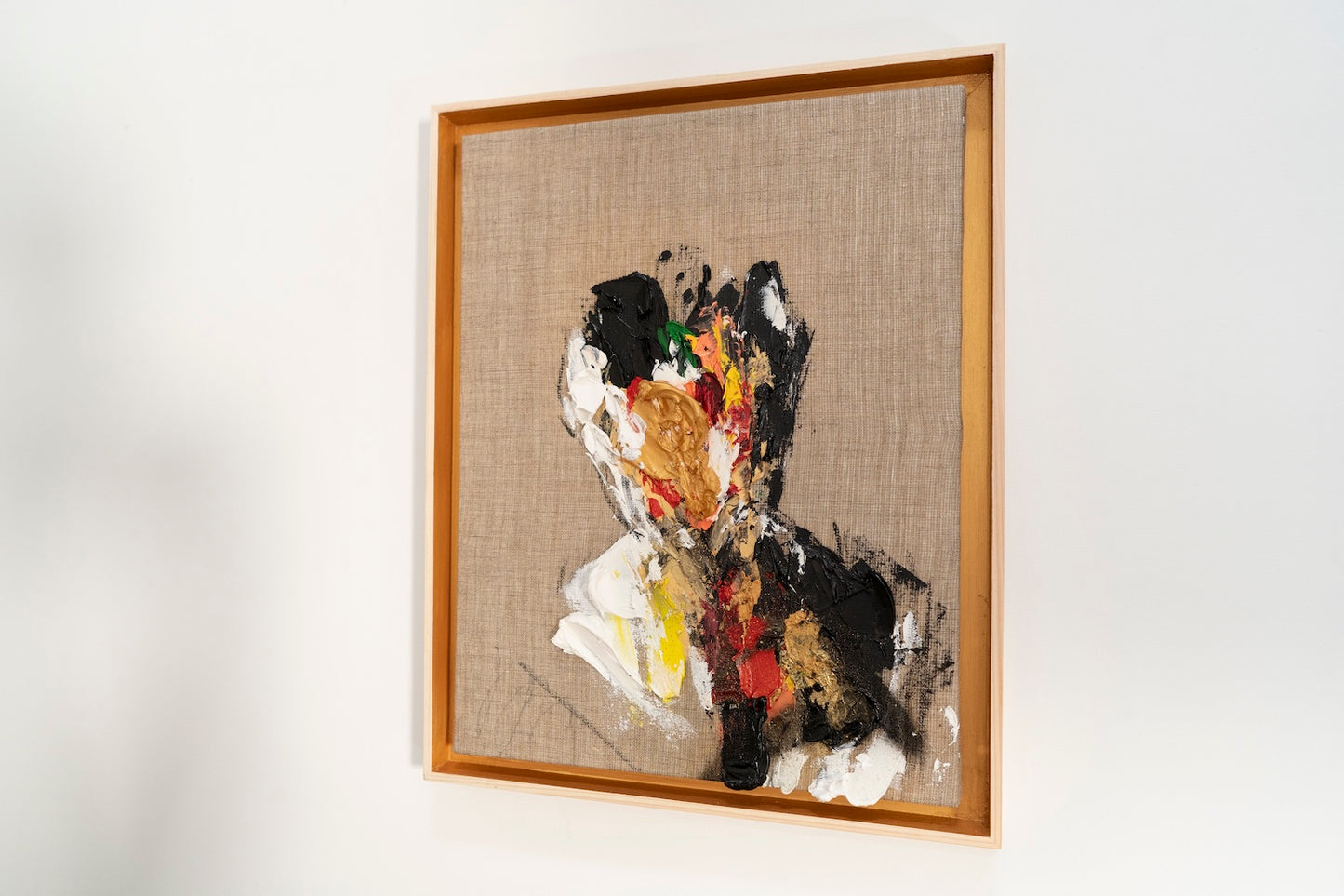 Gold Portrait work contemporary painting