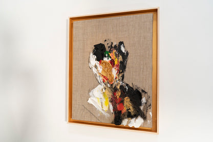 Gold Portrait work contemporary painting