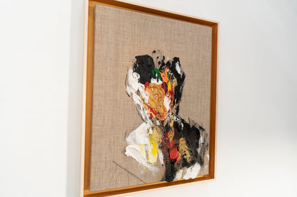 Gold Portrait work contemporary painting