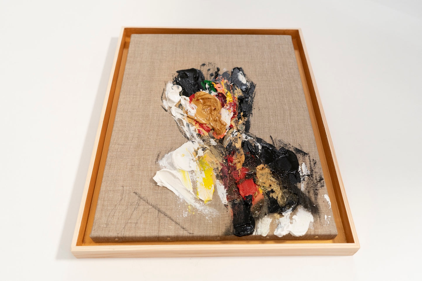 Gold Portrait work contemporary painting