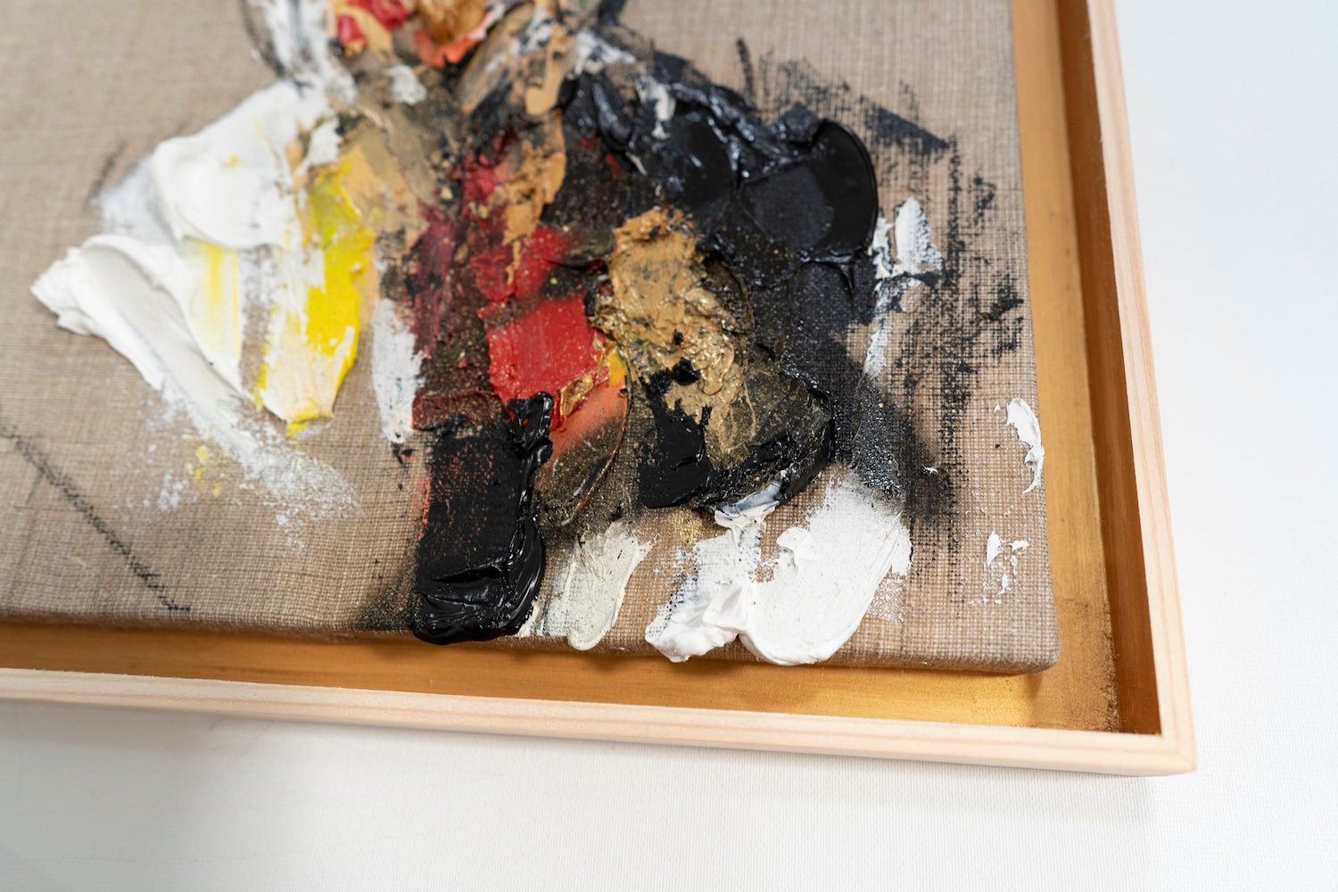 Gold Portrait work contemporary painting