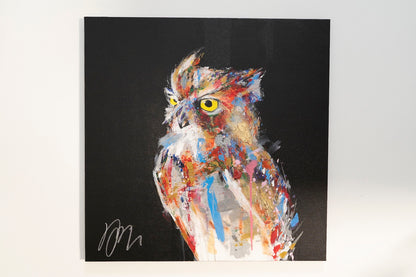 owl   contemporary painting art