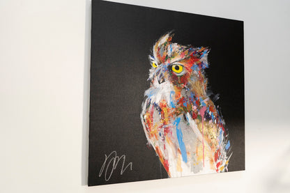 owl   contemporary painting art