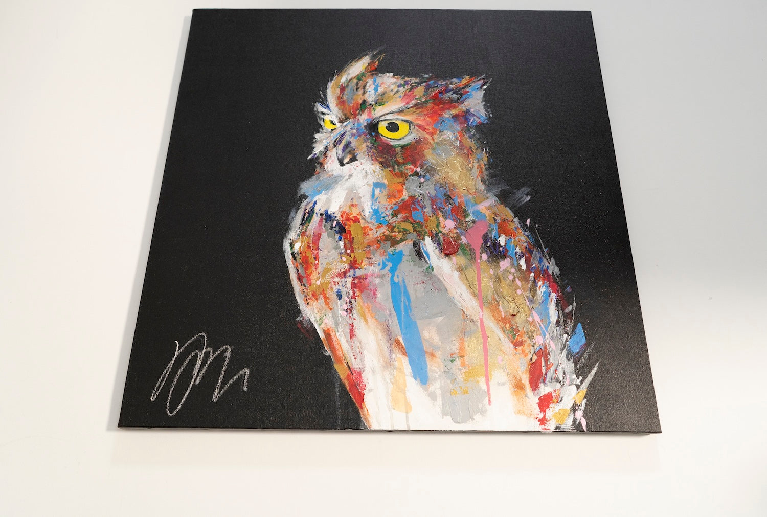 owl   contemporary painting art