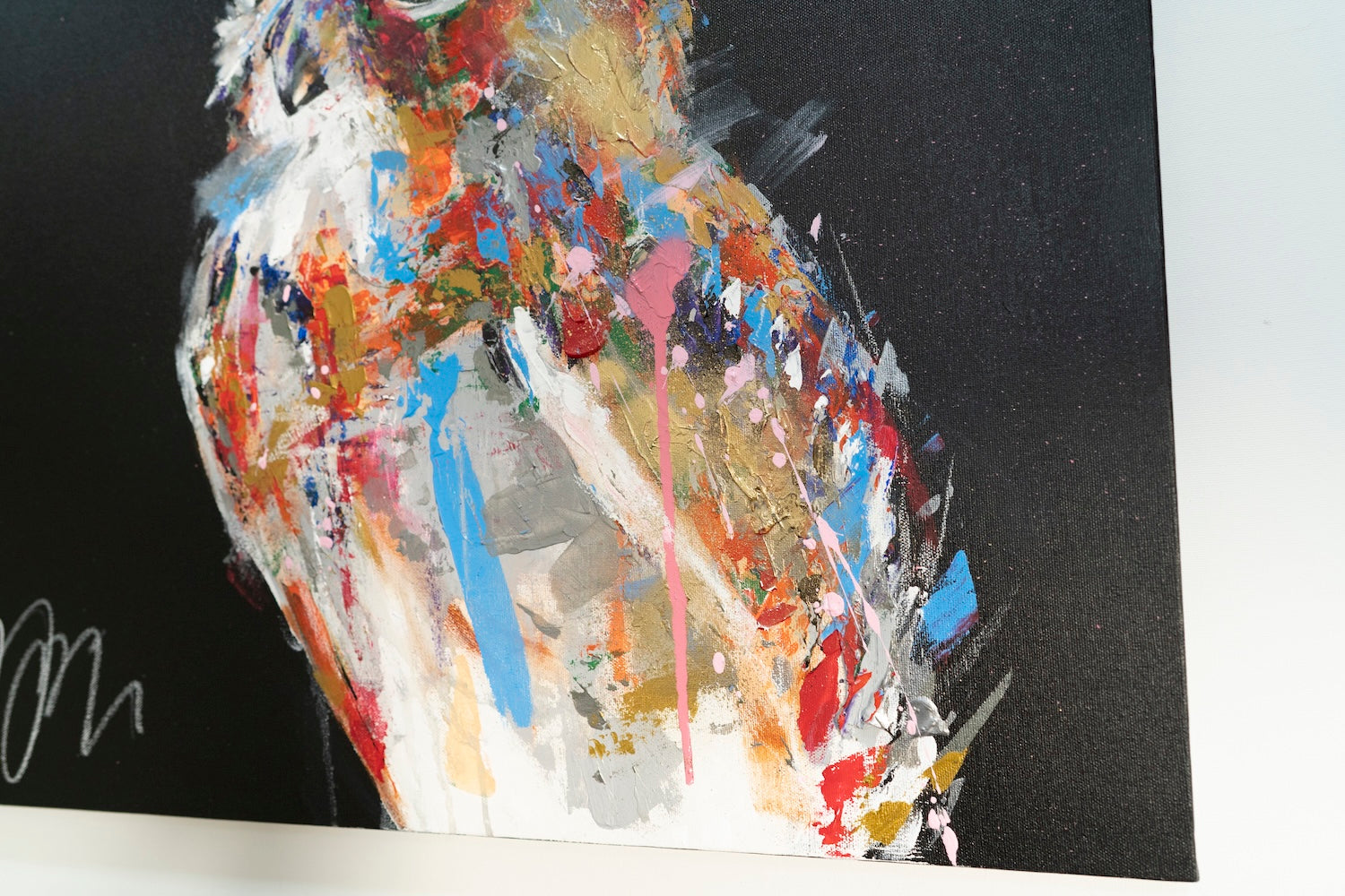 owl   contemporary painting art