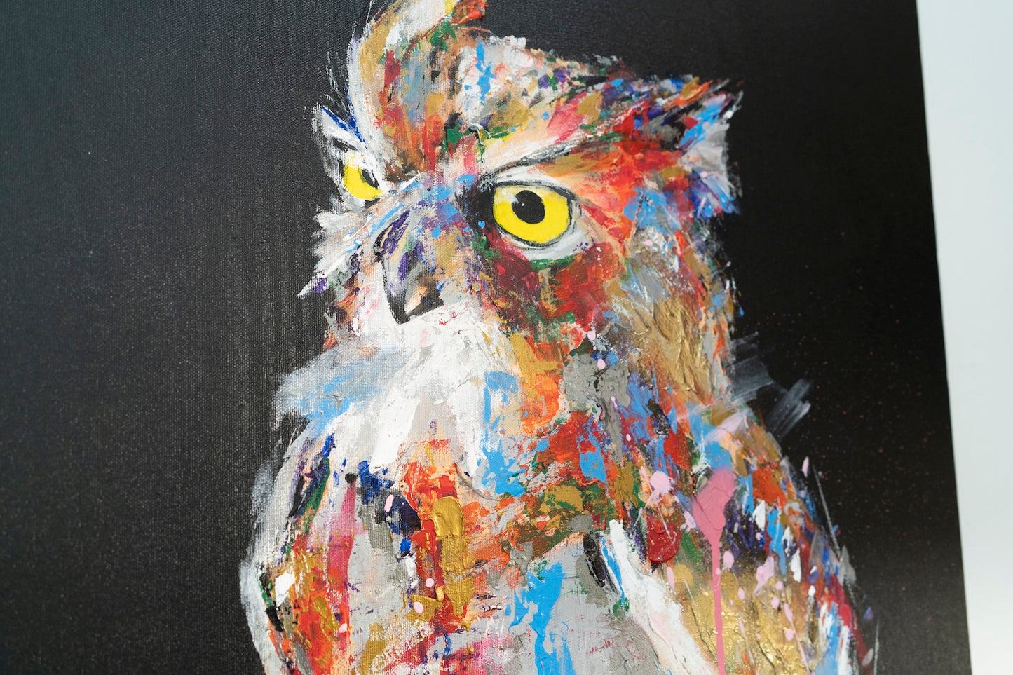 owl   contemporary painting art