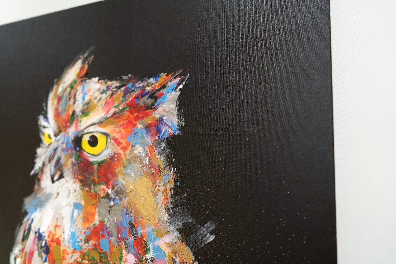 owl   contemporary painting art