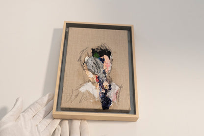 Silver Portrait work contemporary painting art