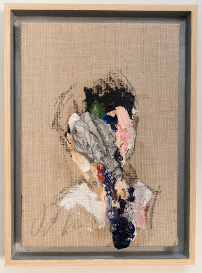 Silver Portrait work contemporary painting art