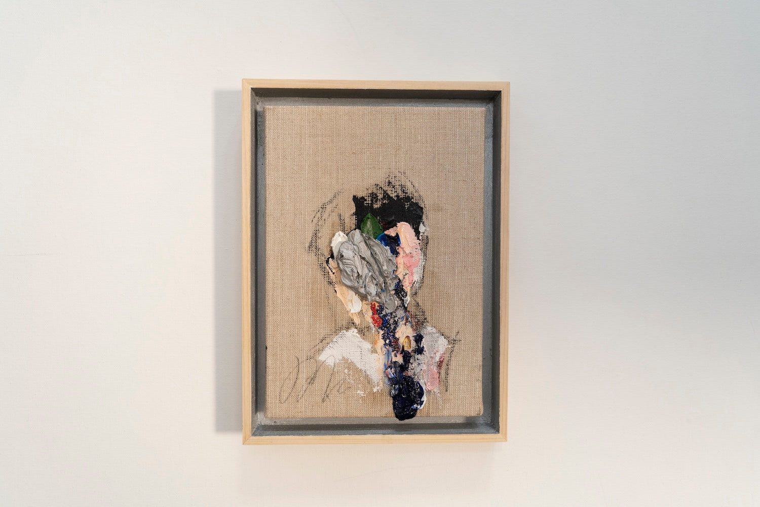 Silver Portrait work contemporary painting art